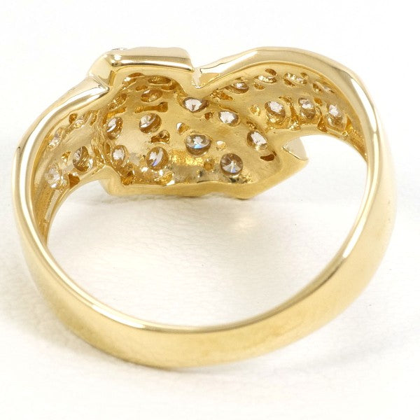 18K Yellow Gold Diamond Ring for Women - Elegant Solitaire Engagement Wedding Band - Perfect for Proposals, Anniversaries & Special Occasions