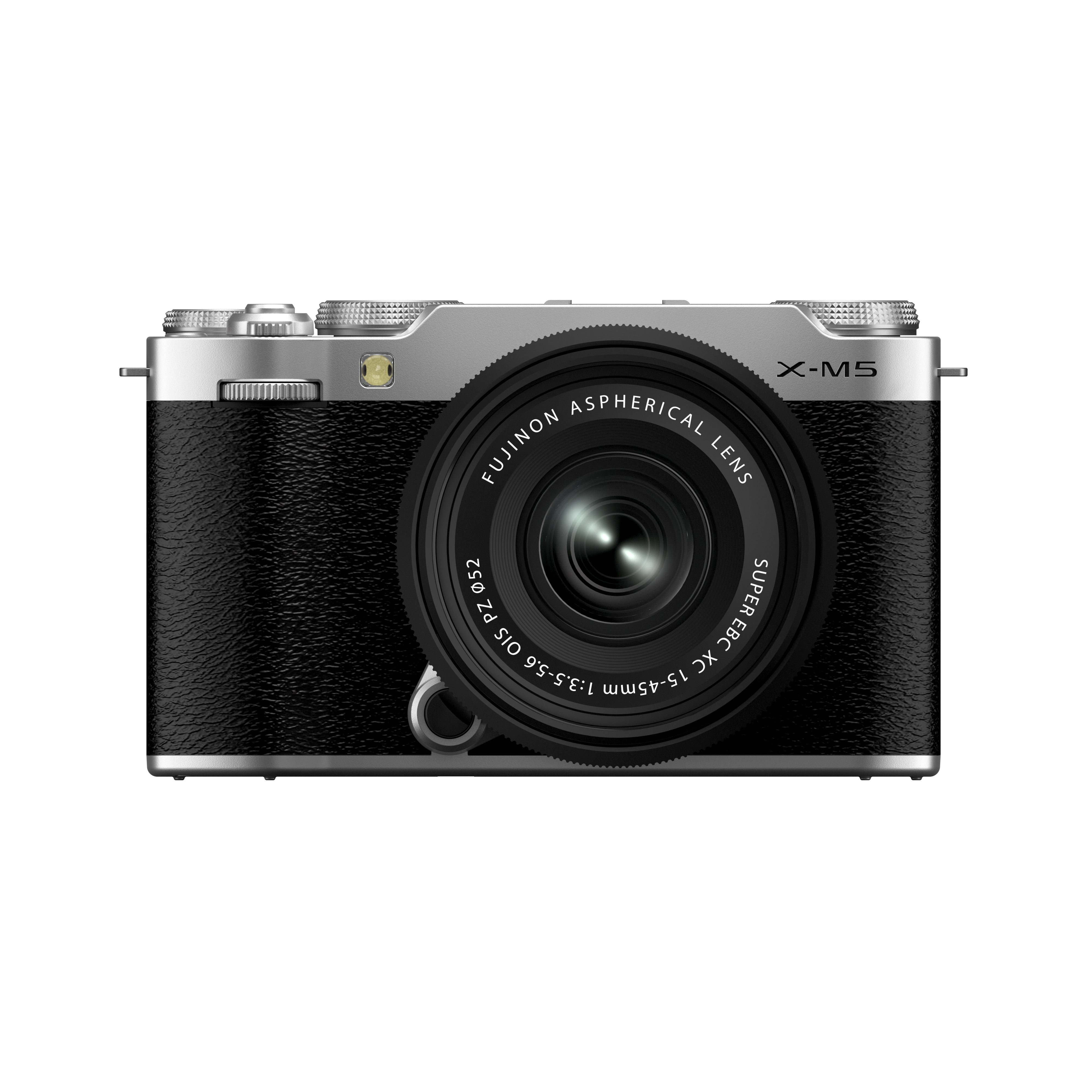 FUJIFILM X-M5 Mirrorless Digital Camera with 15-45mm f/3.5-5.6 OIS Lens Kit (Silver) - Perfect for Travel Photography, Vlogging & Street Shooting