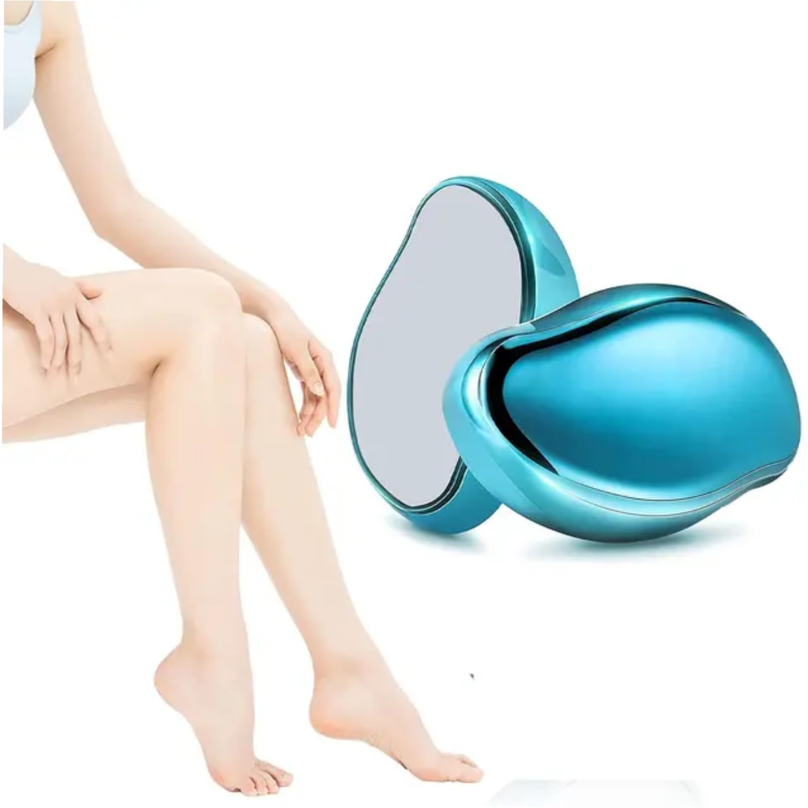 Tradehub® Crystal Hair Remover for Women & Men - Painless Hair Removal Stone, Epilator & Body Spray - Laser Smooth Skin (Multicolor) | Perfect for Smooth Legs, Underarms & Bikini Line at Home