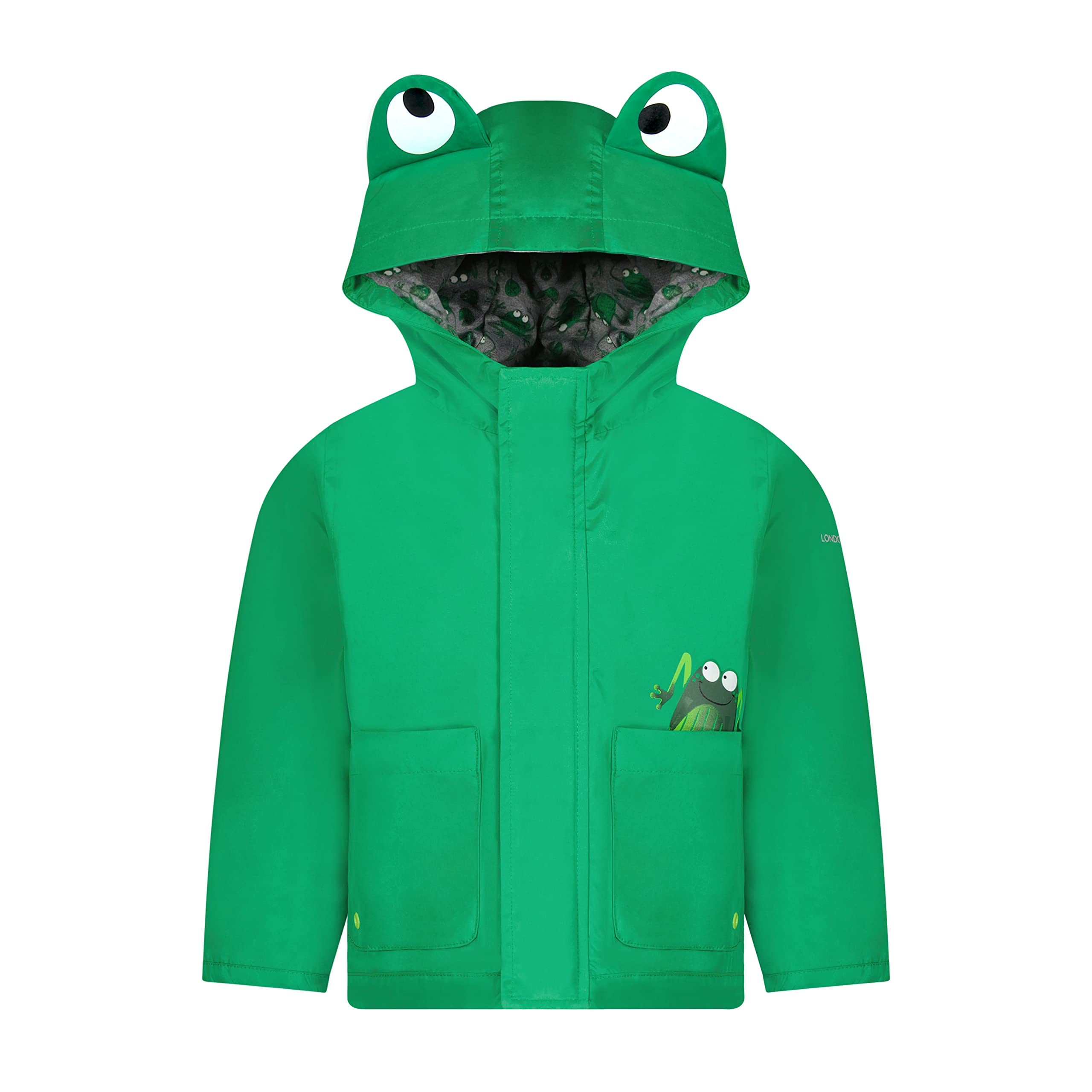 London Fog Boys Waterproof Rain Jacket - Lightweight & Breathable Raincoat for Kids - Perfect for School, Outdoor Play & Stormy Weather