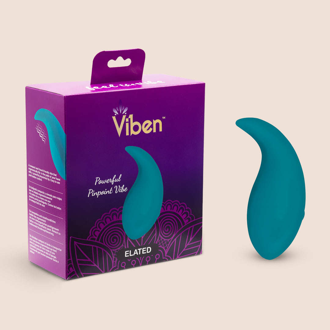 Viben Elated Pinpoint Vibrator - Waterproof & Rechargeable Personal Massager for Women | Perfect for Stress Relief & Sensual Pleasure at Home or Travel
