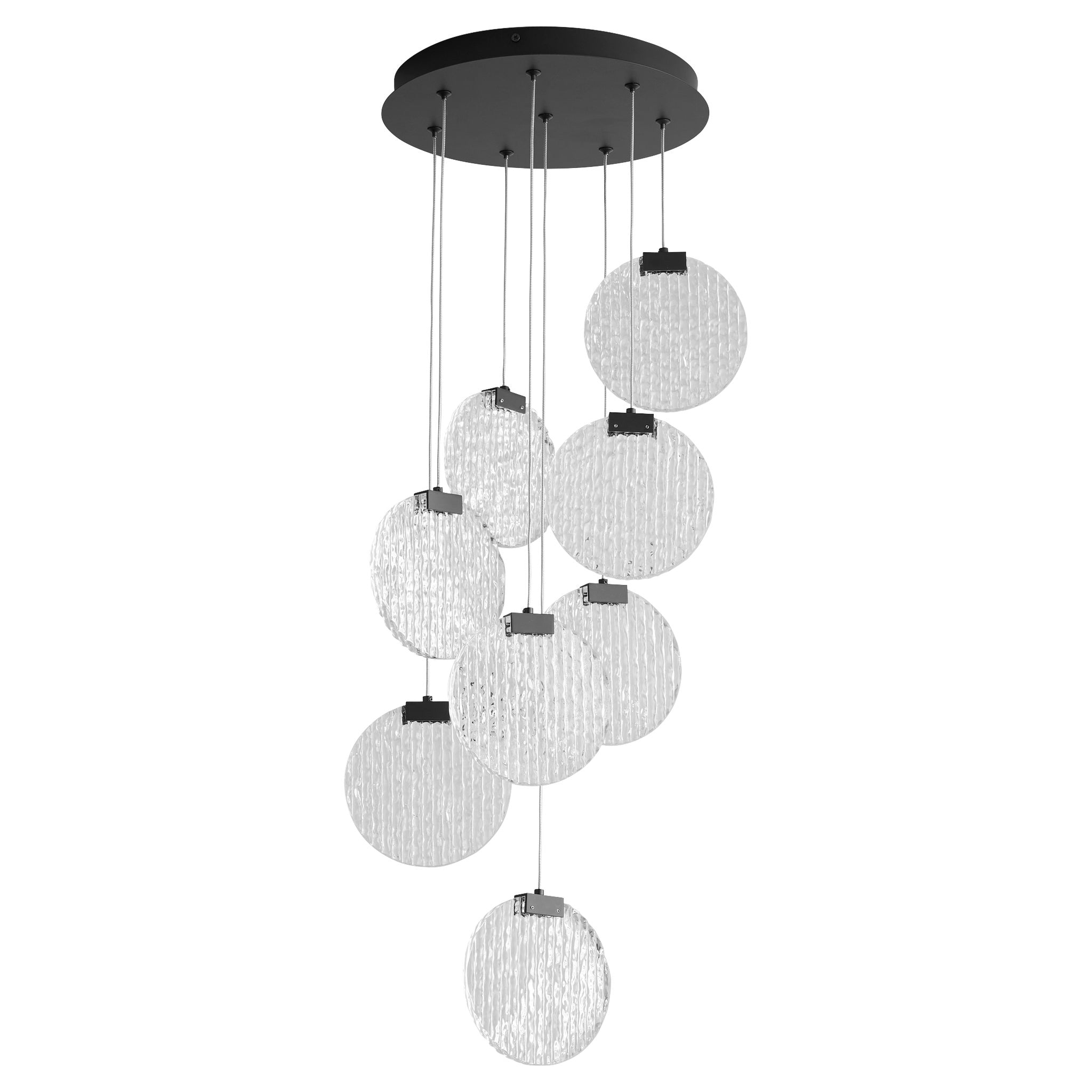 Oxygen Axiom 3 6051 15 Pendants Necklace in Black - Elegant Layering Jewelry for Women, Perfect for Everyday Wear and Special Occasions