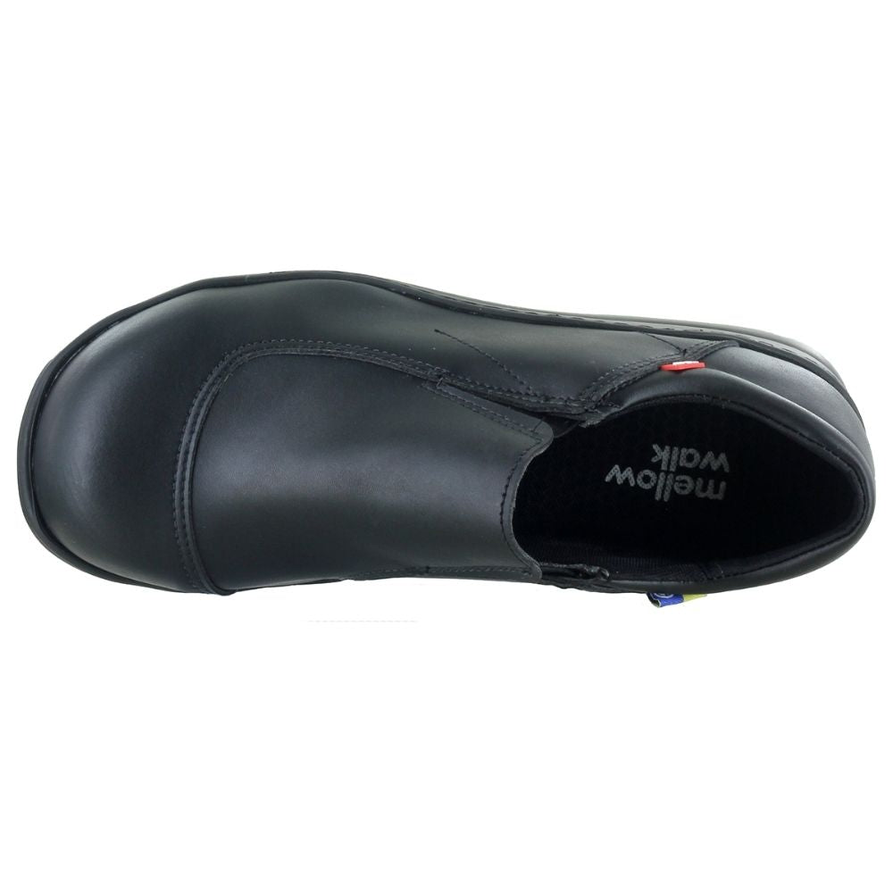 Mellow Walk Jamie 1444 Women's Steel Toe Slip On Shoes - Lightweight Safety Work Shoes for Women - Perfect for Construction, Warehouse & Industrial Workplaces