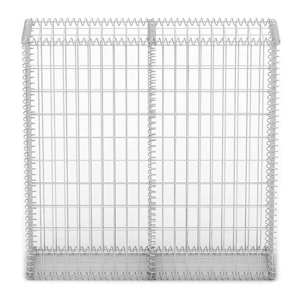Galvanized Steel Gabion Basket Planter - 39.4