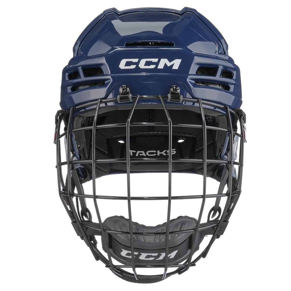 CCM Tacks 720 Hockey Helmet with Cage - Senior Ice Hockey Protective Gear for Men - Perfect for Competitive Play & Practice Sessions
