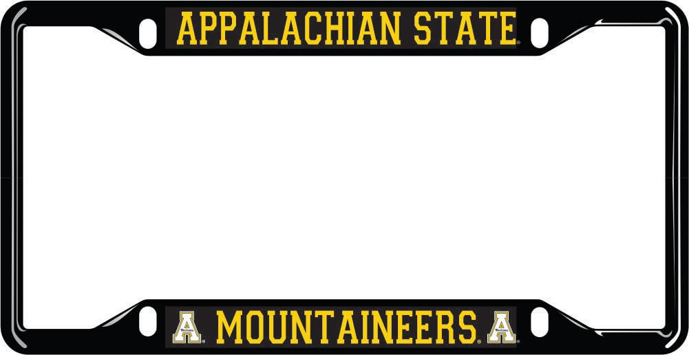 Official NCAA Licensed Black License Plate Frame - Durable & Stylish Car Accessory for College Sports Fans - Perfect for Tailgating, Game Day & Alumni Pride