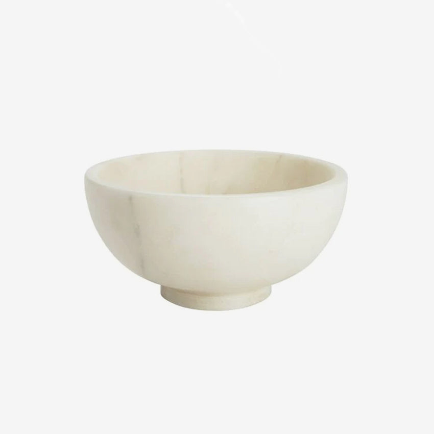 Belle de Provence Marble Bowl - Elegant Decorative Serving Bowl for Home, Kitchen & Dining | Perfect for Salads, Fruits, Nuts & Centerpieces