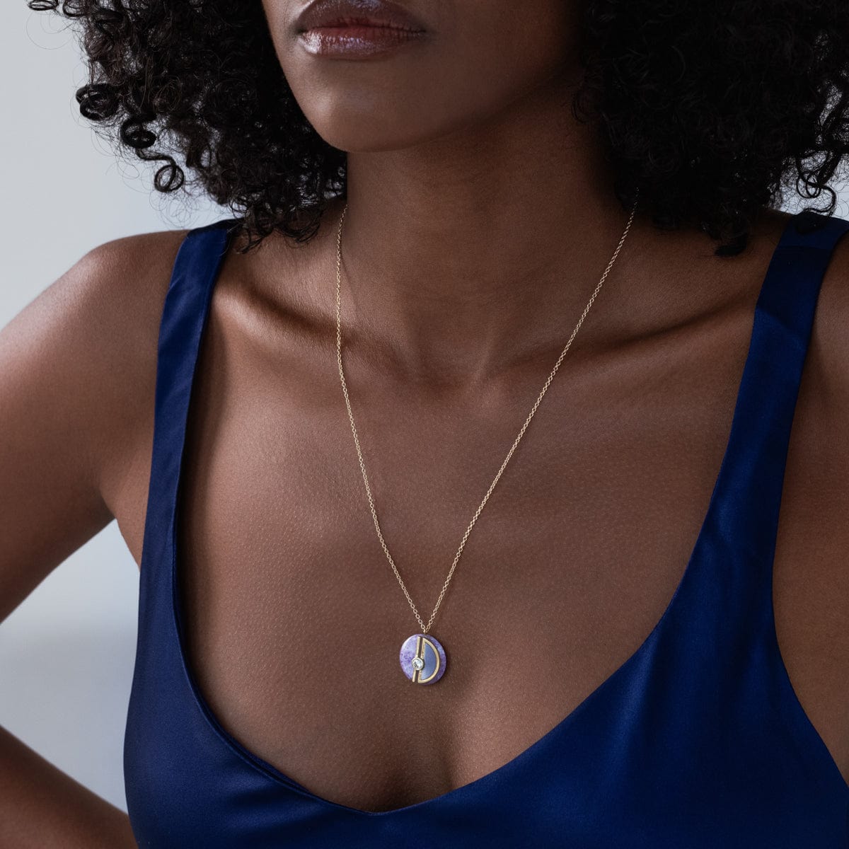 Amethyst Mod Necklace - Elegant Purple Crystal Jewelry for Women | Perfect for Everyday Wear, Gifts & Spiritual Healing