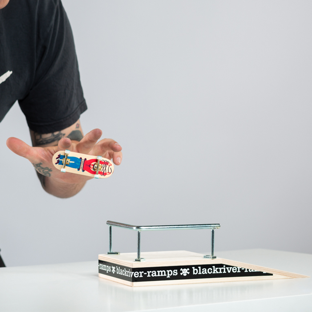 Blackriver Fingerboard Ramps - Mike Schneider III Loading Dock for Tech Decks & Finger Skateboards | Perfect for Skate Park Replicas & Indoor Play
