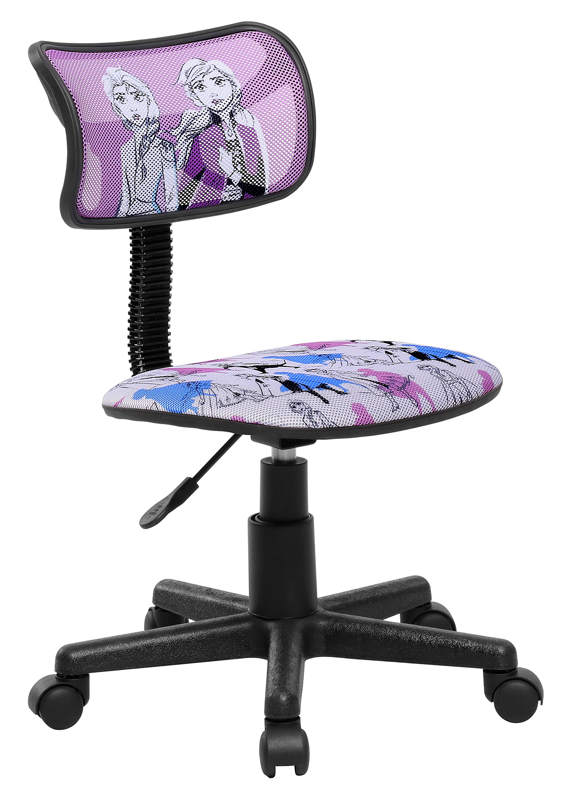 Disney Frozen 2 Adjustable Swivel Mesh Rolling Desk Chair for Kids Teens & Adults - Ergonomic Computer Gaming Office Chair for Home School & Work