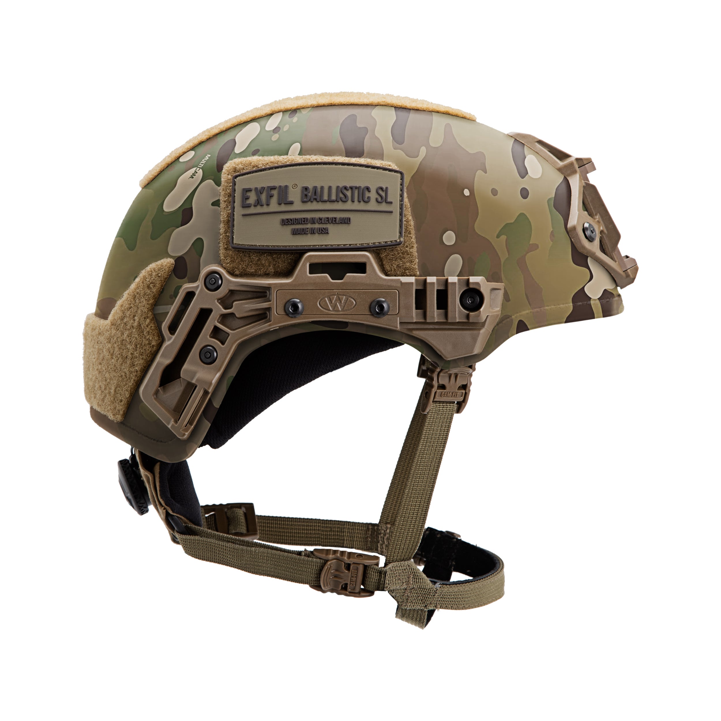 Team Wendy EXFIL SL Ballistic Helmet - 15% Lighter Weight for Military, Tactical & Outdoor Use | High-Performance Protection for Law Enforcement, Airsoft & Shooting Sports