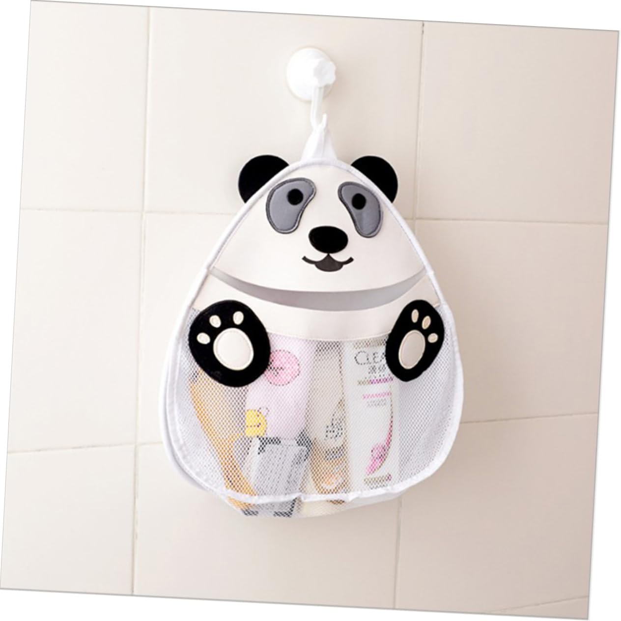 UPKOCH 3-Pack Waterproof Toy Storage Bags with Hooks - Bathroom Organizer for Kids Bath Toys, Stuffed Animals & Pool Accessories - Perfect for Shower, Bathtub & Beach Use