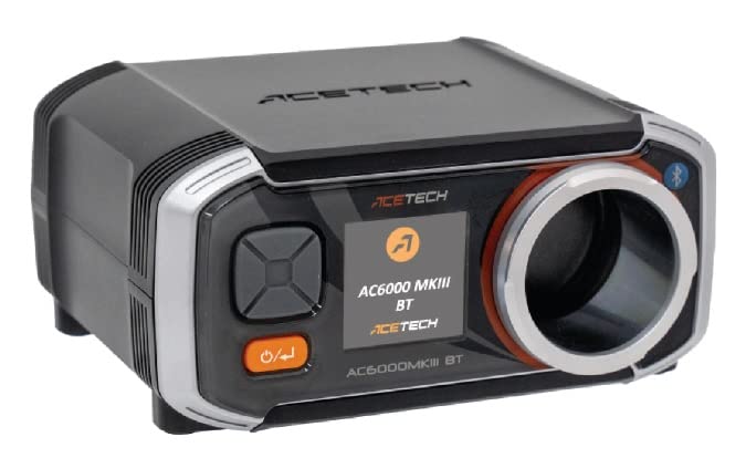 ACETECH AC6000MKIII Airsoft Chronograph - Measures BB Speed from 30 to 400 m/s (98 to 1312 fps) - Digital Shooting Chronometer for Airsoft Guns - Perfect for Field Testing and Tournament Compliance