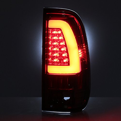 AKKON Smoke LED Headlights & Tail Lights Compatible with 1997-2003 Ford F-150, 2004 F150 Heritage, 1997-1999 F-250 Light Duty - Upgrade Your Truck Lighting for Night Driving & Off-Road Adventures