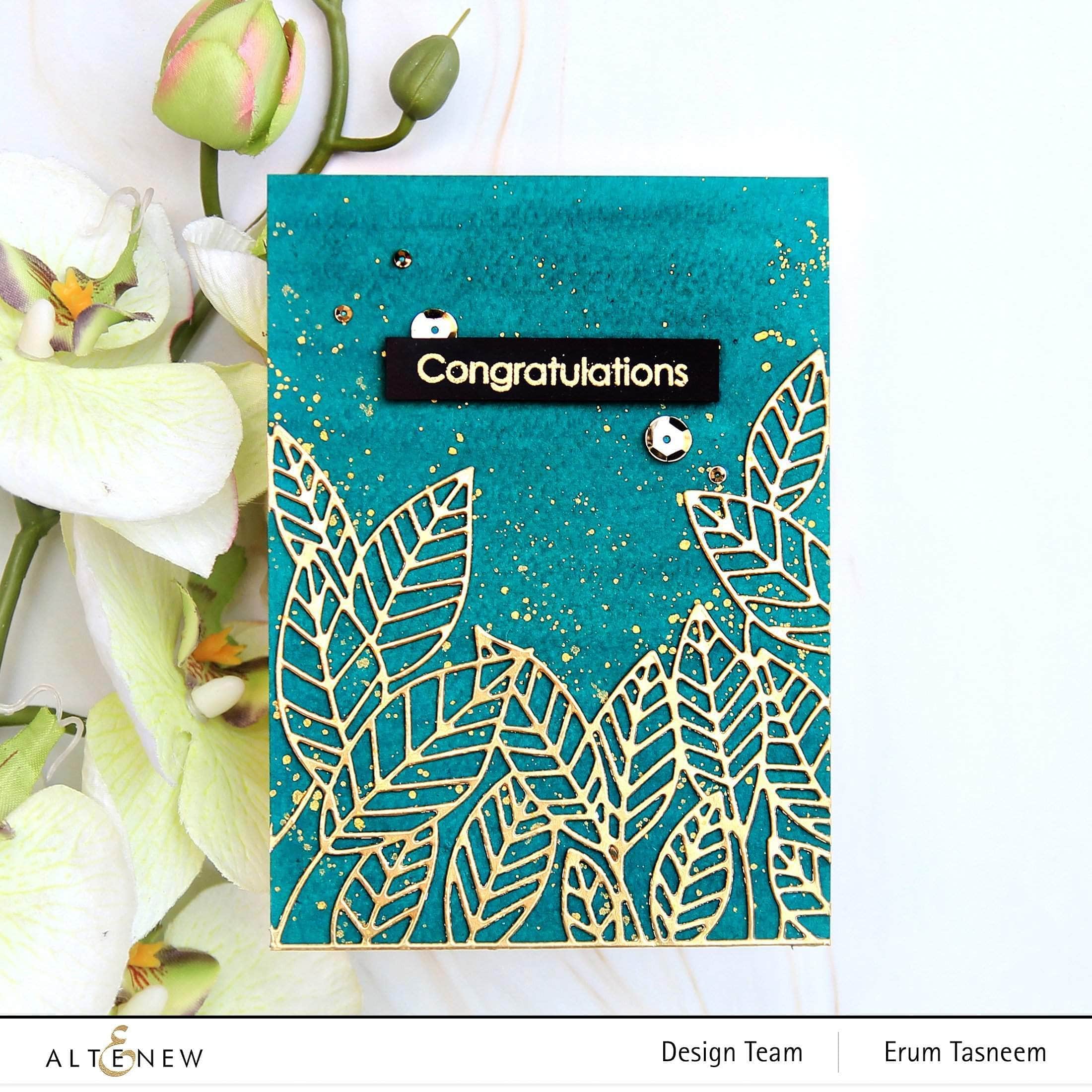 Peeking Leaves Cover Die - Scrapbooking Embellishments for DIY Cards, Journals, and Home Decor