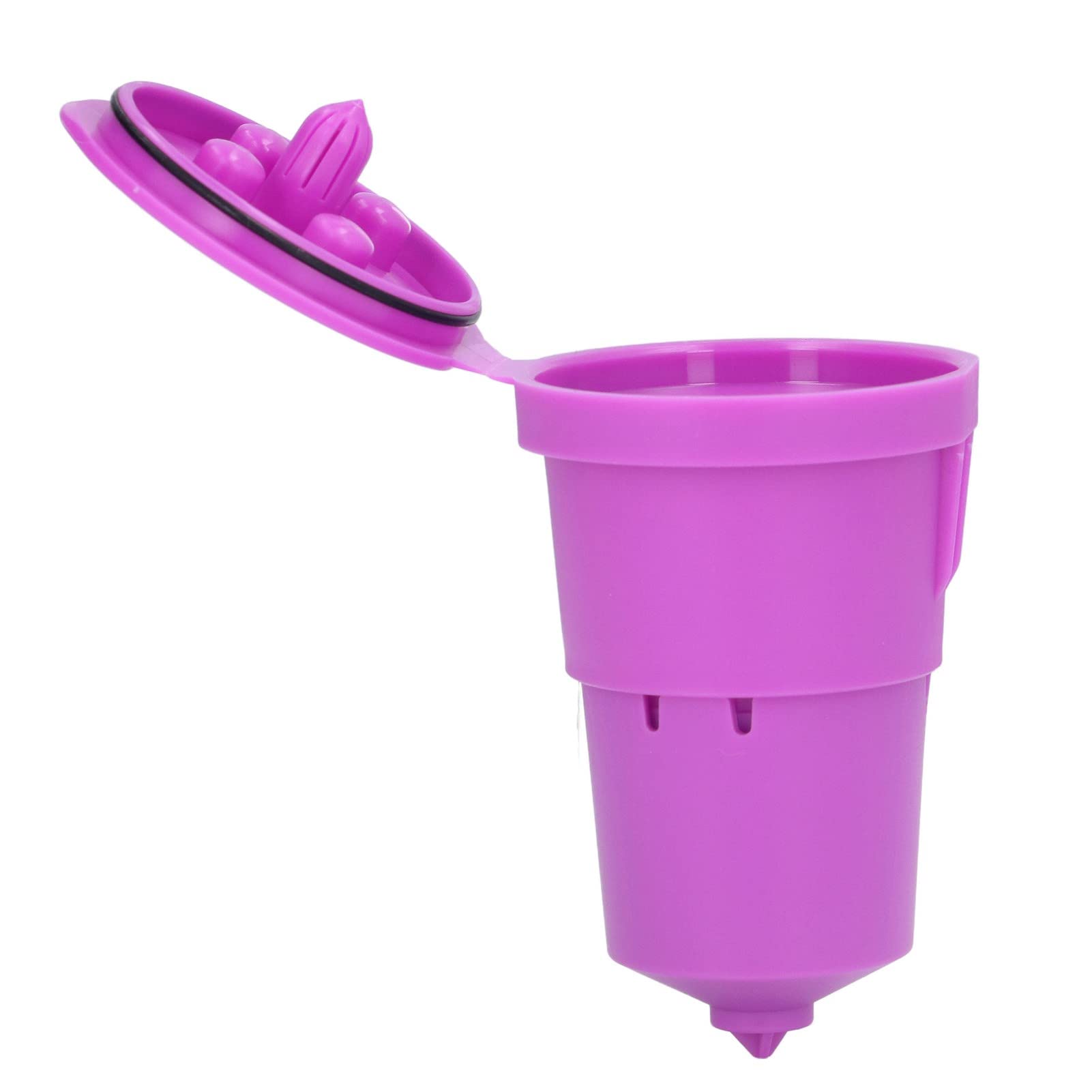 Eco-Friendly Reusable K Cups for Keurig - Refillable Single Serve Coffee Pods, Rich Flavor & Delicate Taste - Perfect for Home, Office & Cafe Use (Purple)