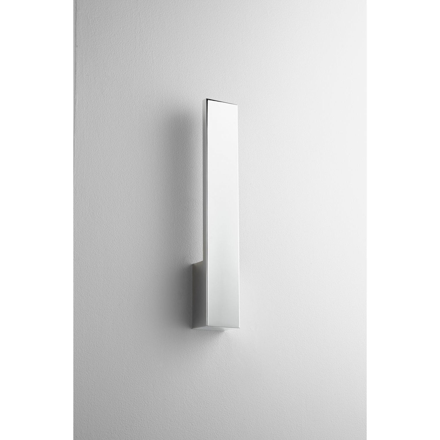 Oxygen Icon 3 511 14 Modern Wall Sconce Light Fixture in Polished Chrome - Perfect for Bedroom, Living Room & Hallway Lighting