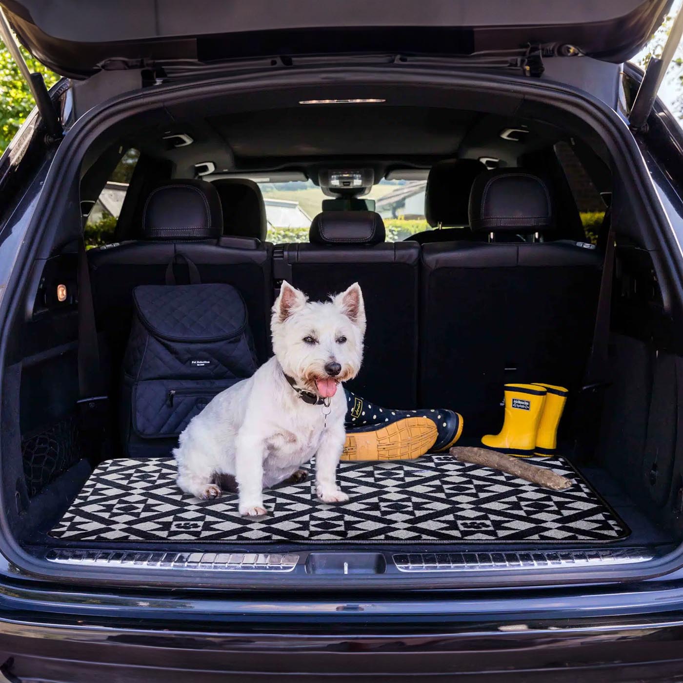 Pet Rebellion Boot Mate Tile - Non-Slip Pet Paw Cleaning Mat for Dogs & Cats - Perfect for Entryways, Mudrooms & Pet Stations After Walks