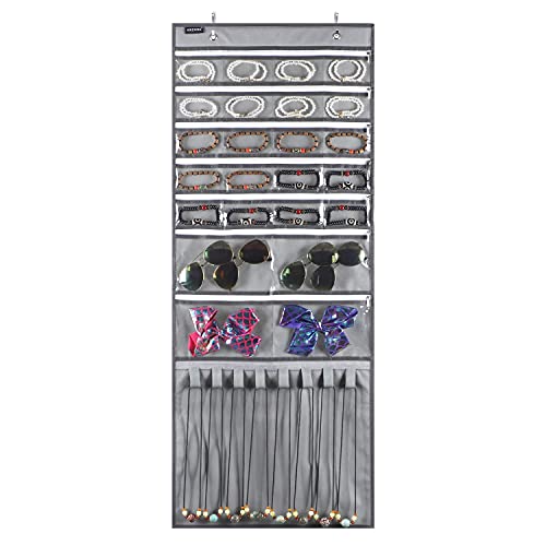 24 Zippered Pockets and 8 Hook Loops-Grey