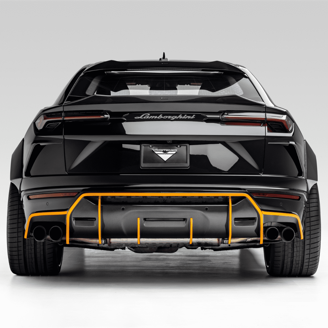Lamborghini Urus Rampante Edizione Aero Rear Diffuser - Carbon Fiber Spoiler for Lamborghini Urus SUV - Enhance Performance & Style for Racing & Street Driving