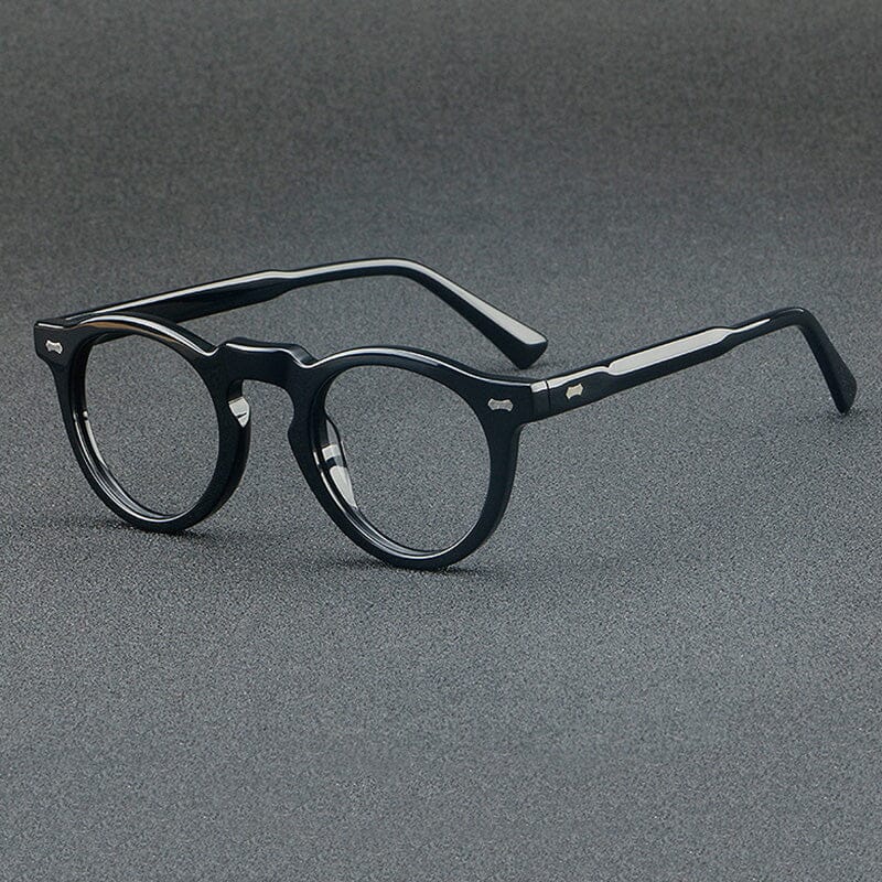Vintage Acetate Eyeglass Frames - Classic Retro Style Unisex Glasses for Men & Women - Perfect for Reading, Fashion, and Everyday Wear