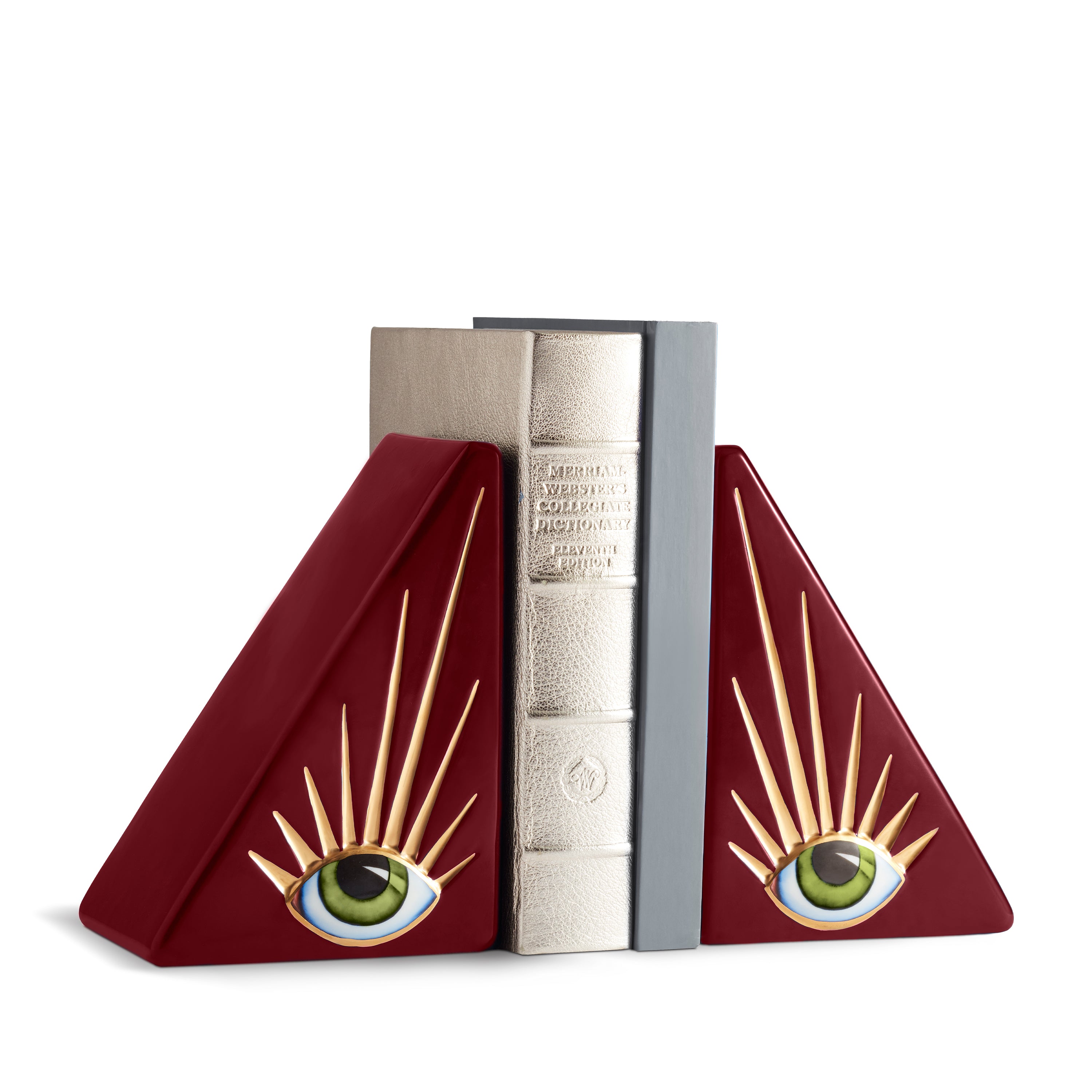 Lito Bookend Bordeaux - Elegant Wine-Themed Book Holder for Home & Office Decor - Perfect for Bookshelves, Desks, and Gift Giving