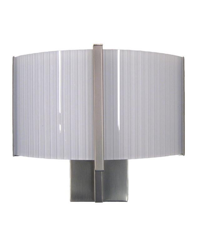 Quoizel CON260 Q Two Light Energy Efficient Fluorescent Wall Sconce - Brushed Nickel Finish for Bedroom, Hallway & Bathroom Lighting