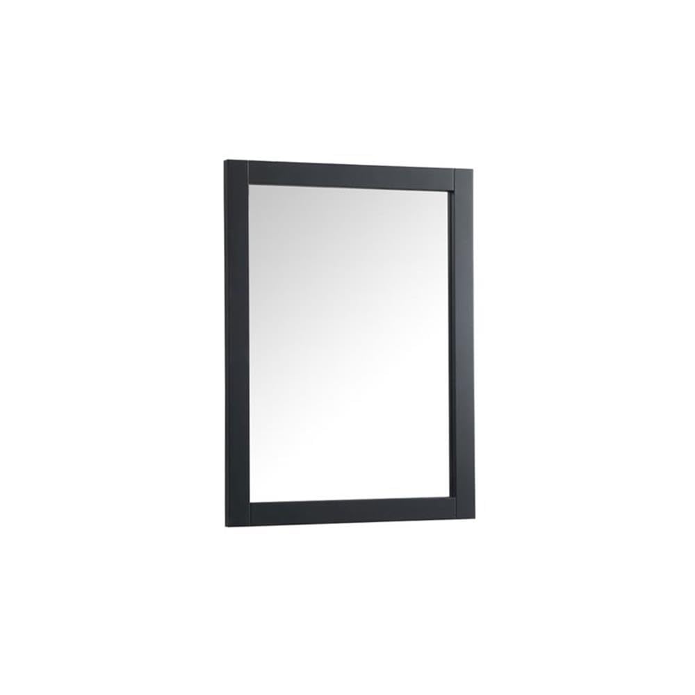 Black Aqua 24x32 Vanity Mirror - Elegant MDF & Metal Decor for Bathroom
