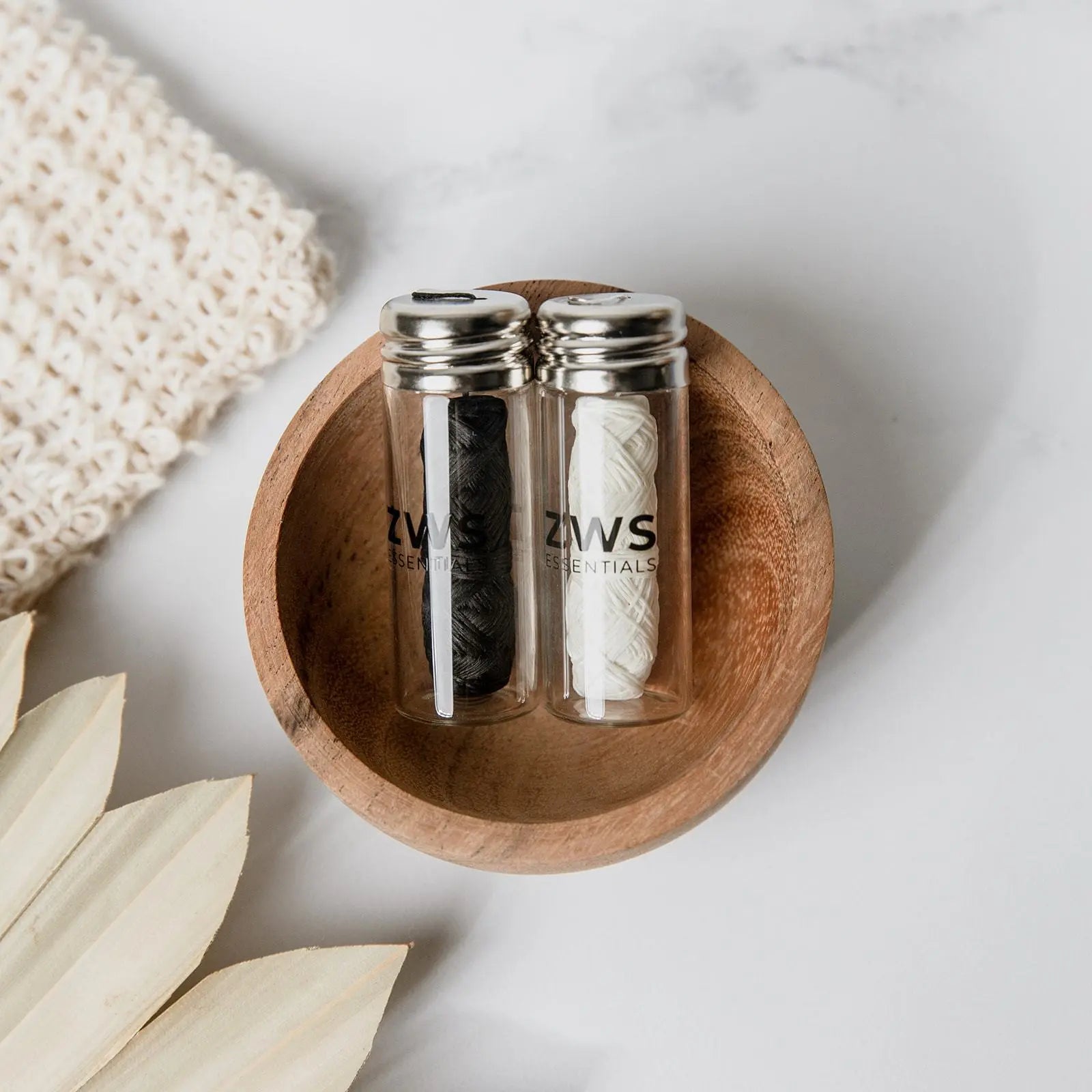Eco-Friendly Bamboo Charcoal Dental Floss - Natural & Biodegradable Tooth Floss for Zero Waste Lifestyle - Perfect for Travel, Home & Office Use