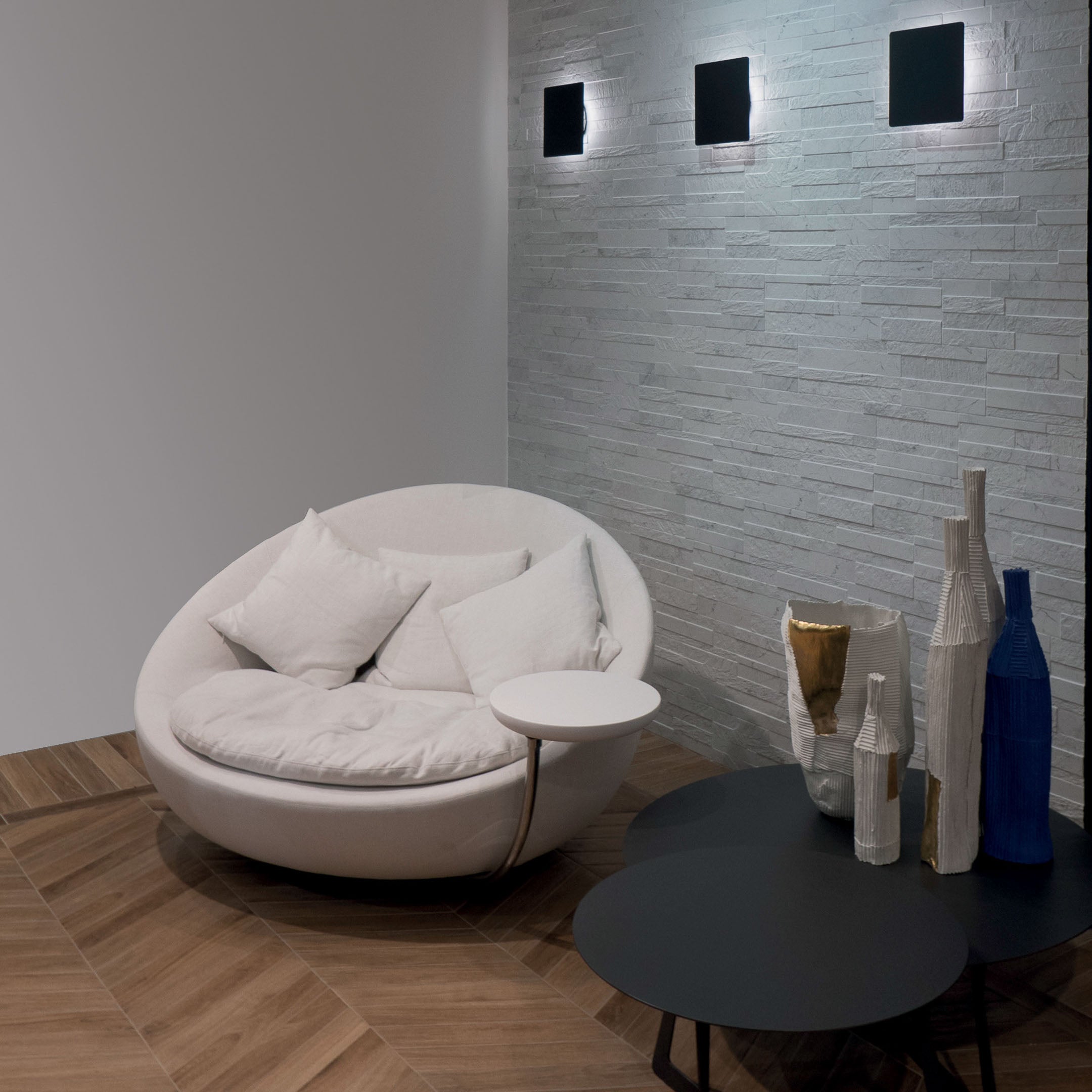 Tiffany 3D Ledger Panel Wall Tile - Modern Decorative Wall Cladding for Living Room, Bedroom & Office