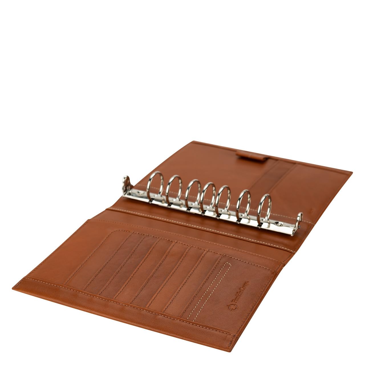FranklinCovey Ryder Leather Open Binder - Classic Tan Executive Organizer | Premium Leather Planner for Business Professionals, Office Meetings & Daily Productivity