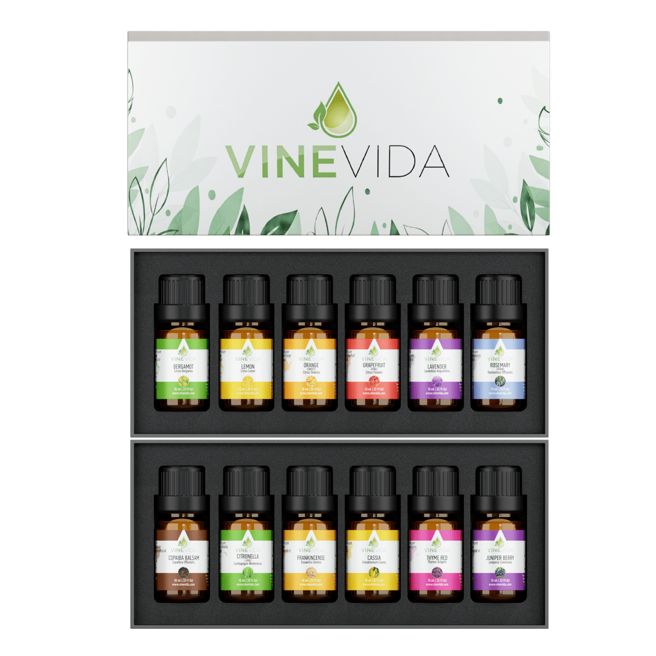10mL DIY Essential Oils Set - Pure Aromatherapy Oils for Diffusers, Massage & Home Relaxation