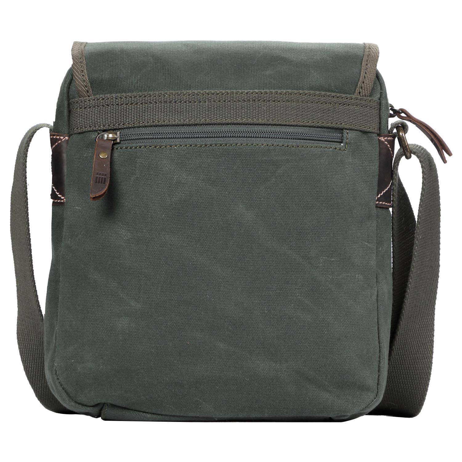 TRP0543 Troop London Heritage Canvas Crossbody Bag & Shoulder Bag - Stylish & Durable for Travel, Work & Everyday Use