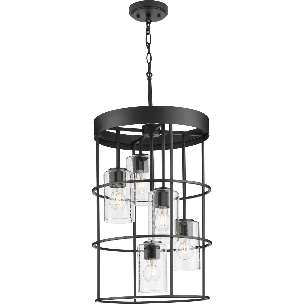 Burgess Collection 5-Light Chandelier for Hallway & Foyer Entryway - Modern Ceiling Lighting Fixture for Home Decor & Interior Design