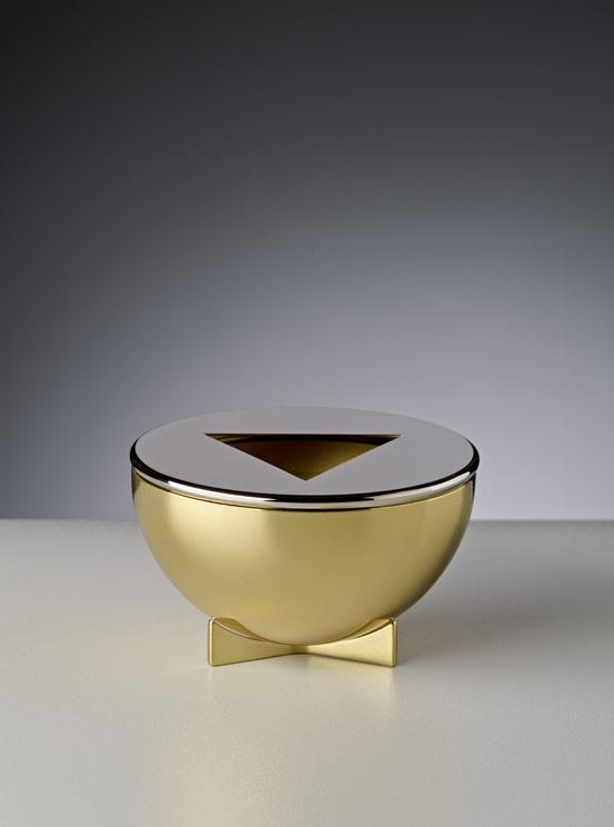 Marianne Brandt MB 24 E Modern Ashtray - Premium Metal Cigarette Tray for Home, Office & Outdoor Use