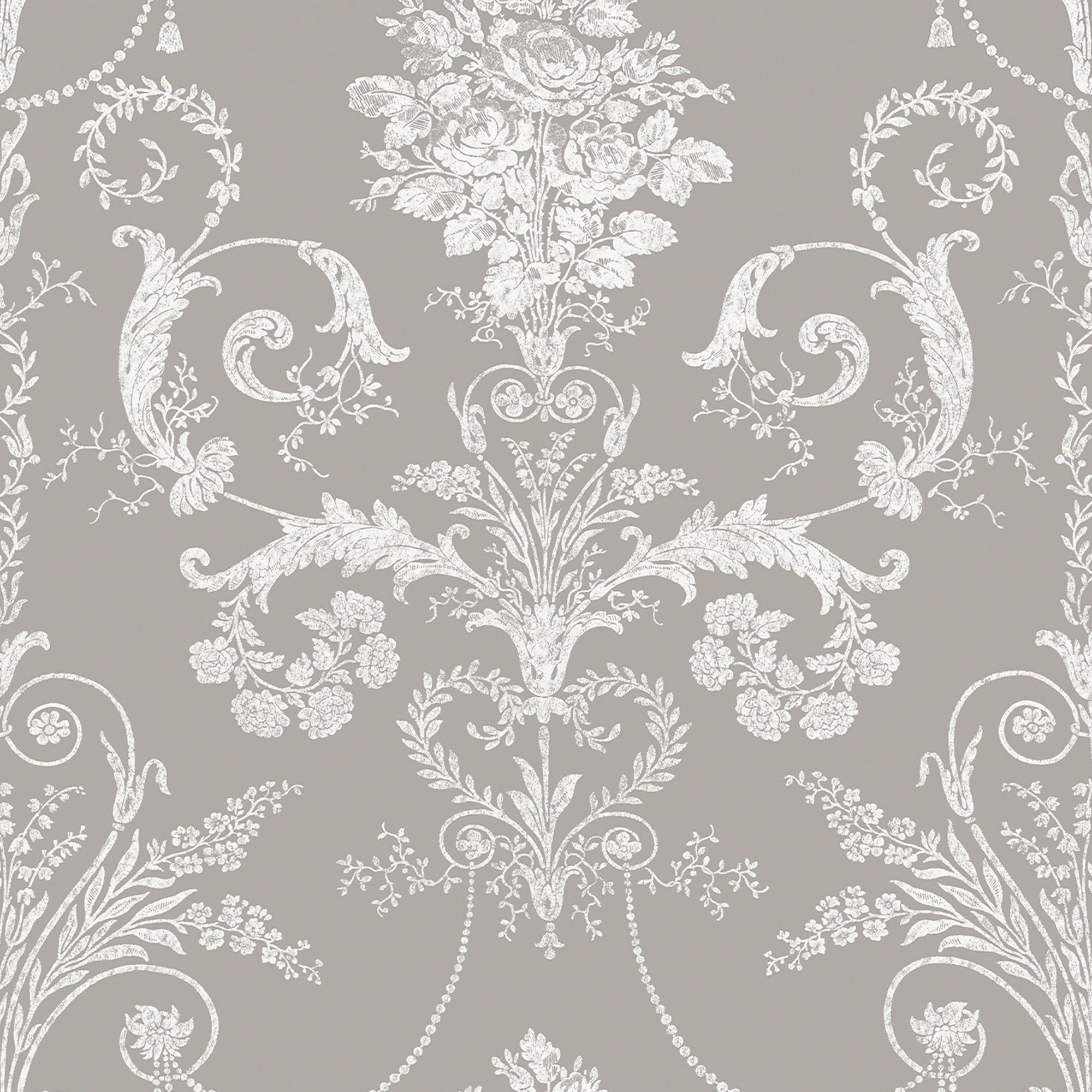 Laura Ashley Josette Steel Wallpaper - Premium Peel & Stick Removable Wallpaper for Bedroom, Living Room, and Nursery Decor