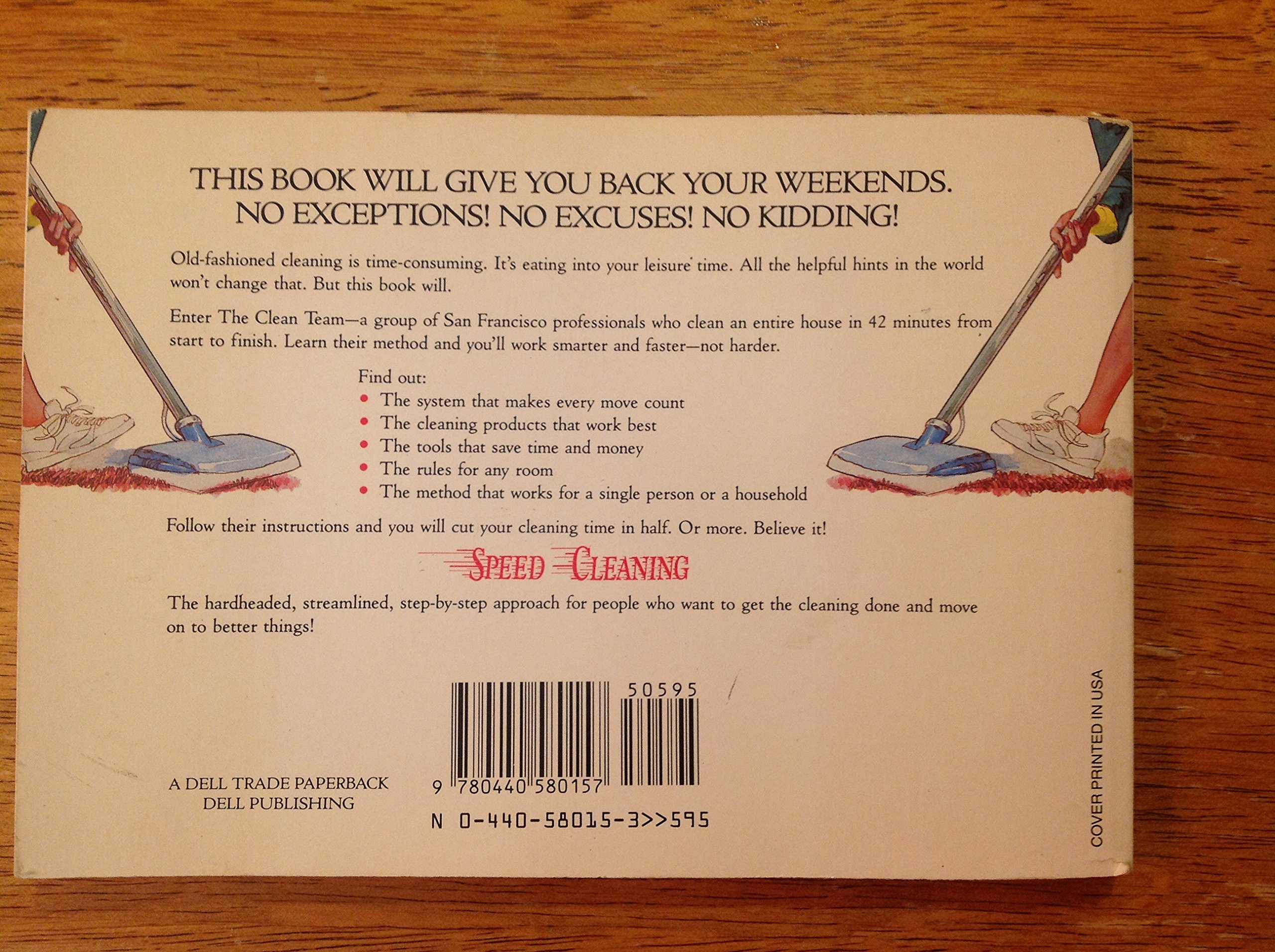 Speed Cleaning by Jeff Campbell - Fast & Efficient Home Cleaning Guide (1987) | Perfect for Busy Households & Quick Cleanups