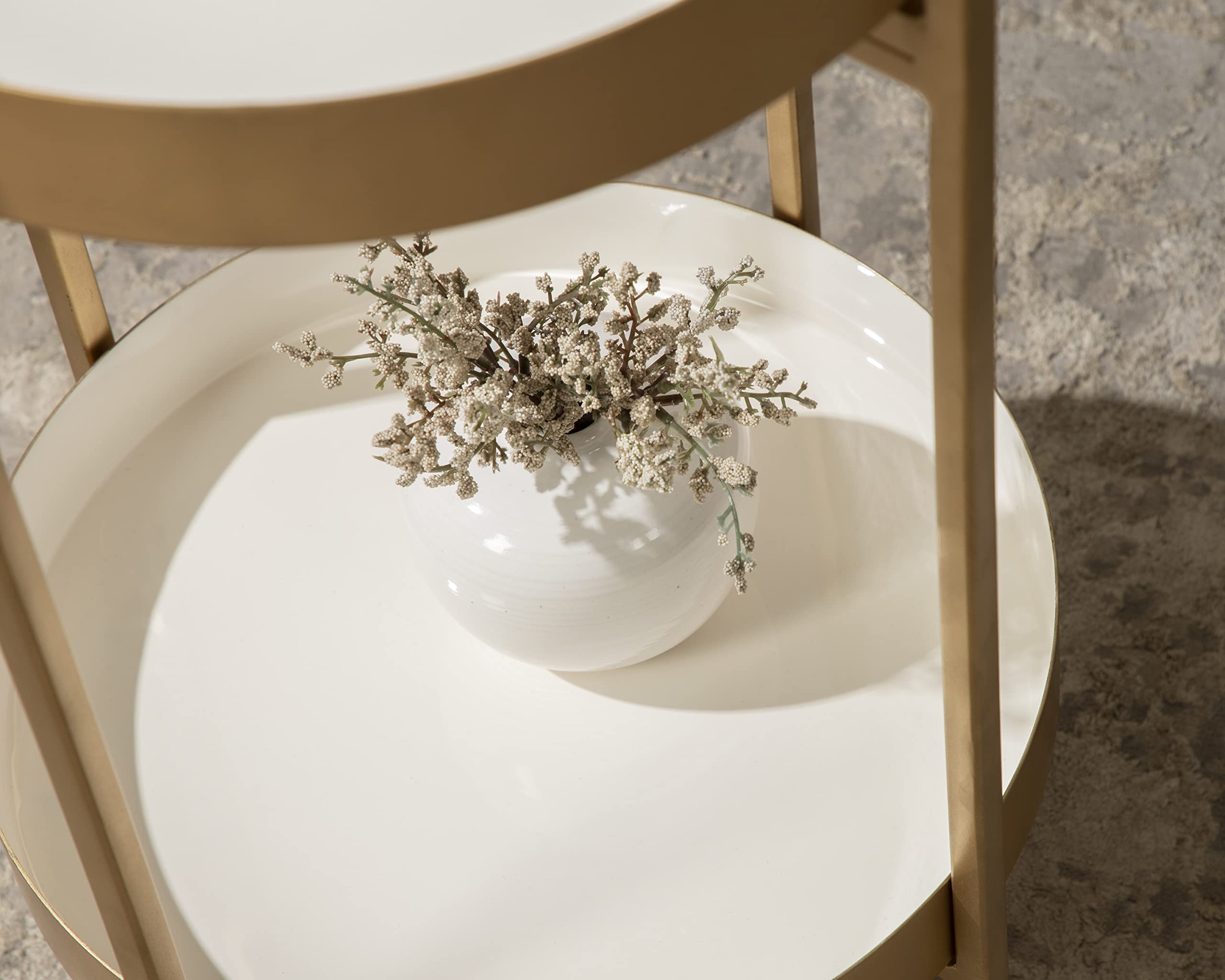 Kate and Laurel Nira Two-Tier Modern Side Table - 15