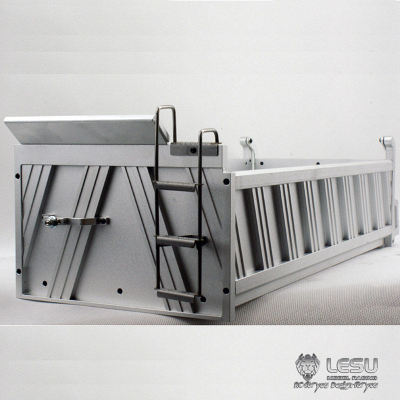 LESU 474MM Metal Car Hopper Accessory Part DIY for 1/14 Scale Radio Controlled 8x8 Hydraulic Dump Truck - Compatible with TAMIYA RC Model Cars - Perfect for Hobbyists and Construction Vehicle Enthusiasts - Ideal for DIY Projects, RC Truck Upgrades, and Construction Site Scenes