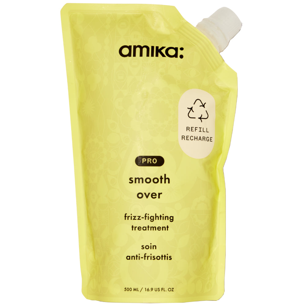 Amika Pro Smooth Over Frizz Fighting Hair Treatment - Anti-Frizz Serum for Smooth & Shiny Hair - Perfect for Daily Styling & Heat Protection