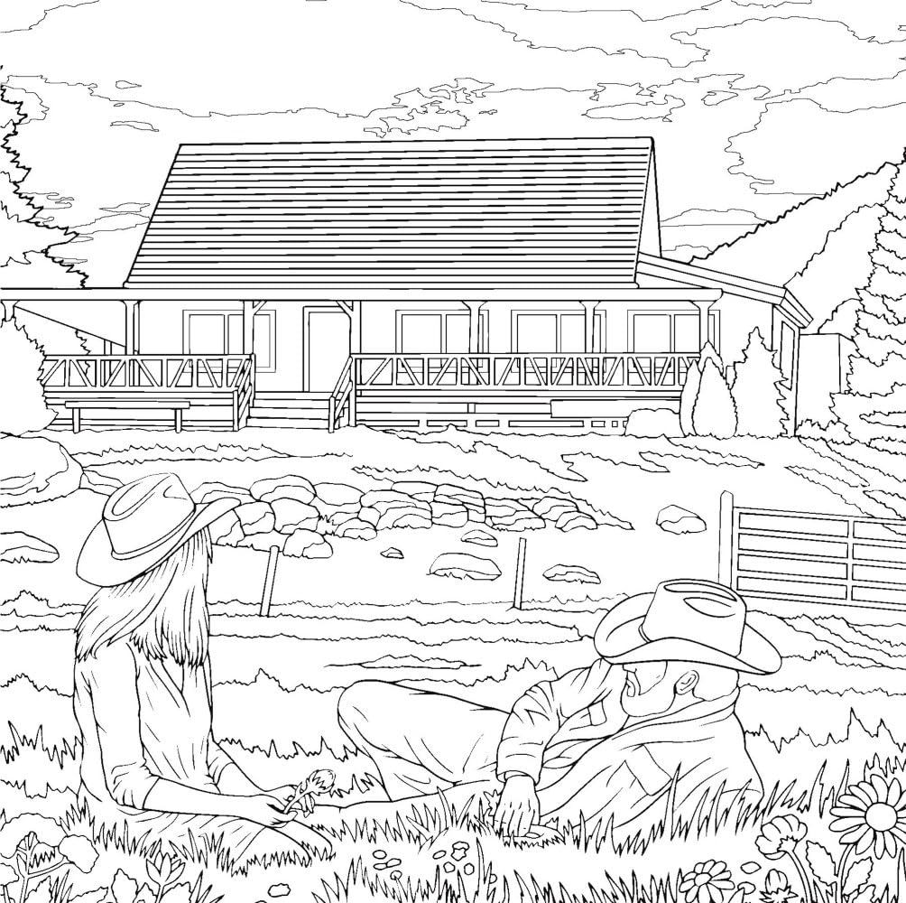 The Unofficial Yellowstone Coloring Book for Adults - Relaxing National Park Scenes, Wildlife & Landscapes - Perfect for Stress Relief & Creative Fun (Dover Coloring Books)