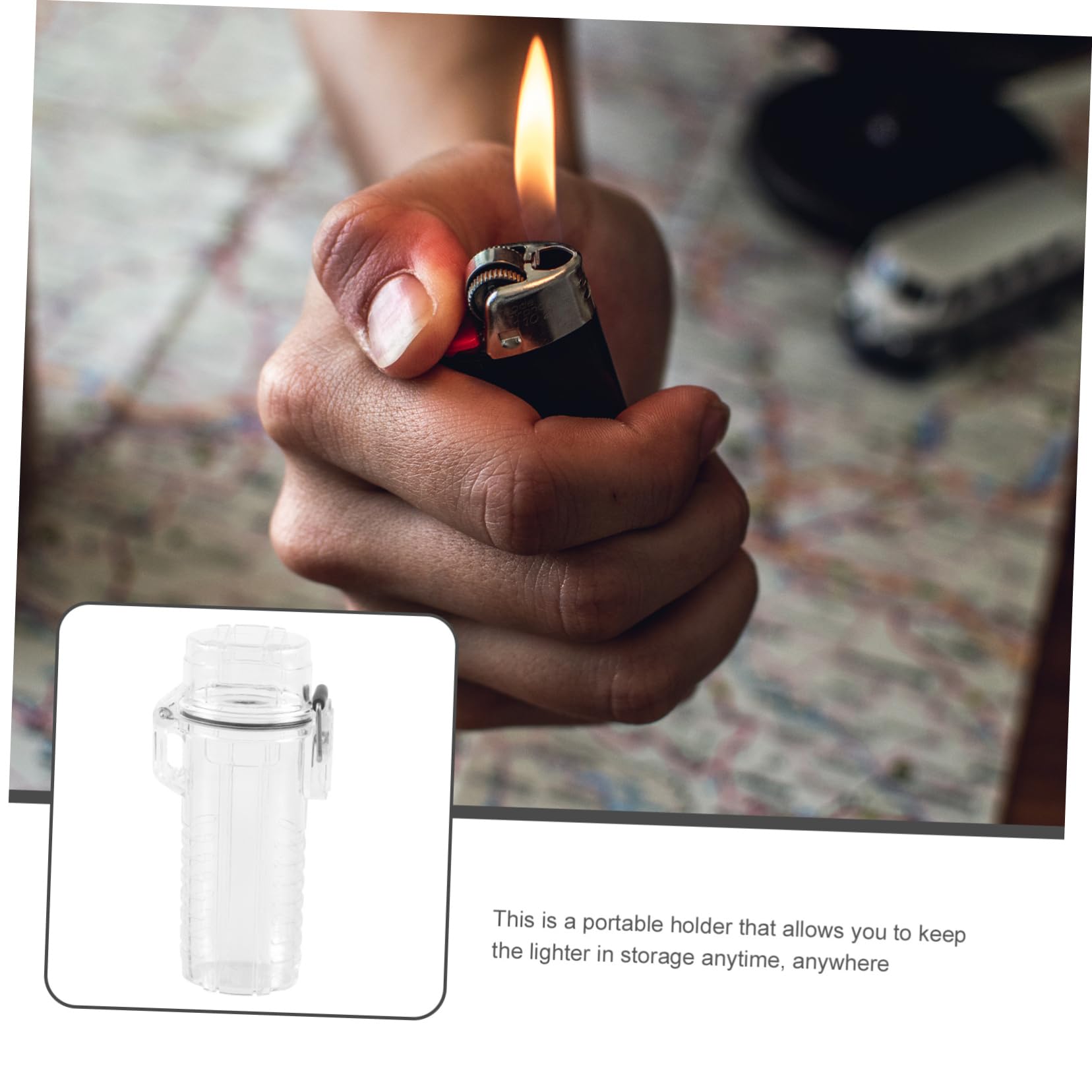 Electric Lighter Case - Protective Sleeve for Travel & Outdoor Use