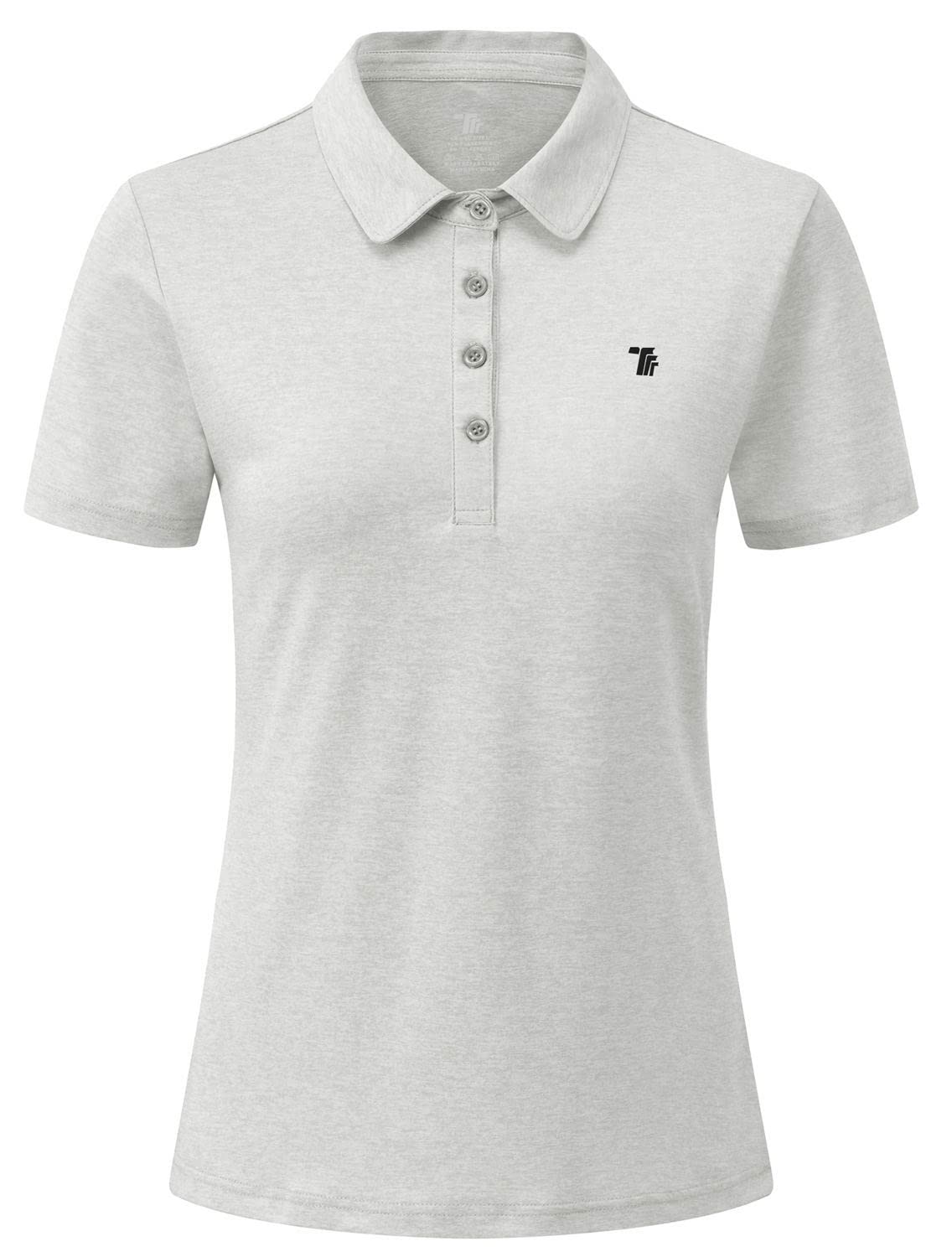 Rdruko Women's Golf Polo Shirts - Moisture Wicking Short Sleeve Collared T-Shirt for Tennis, Sports & Casual Wear | Breathable & Quick-Dry Active Top for Golfing, Workouts & Outdoor Activities
