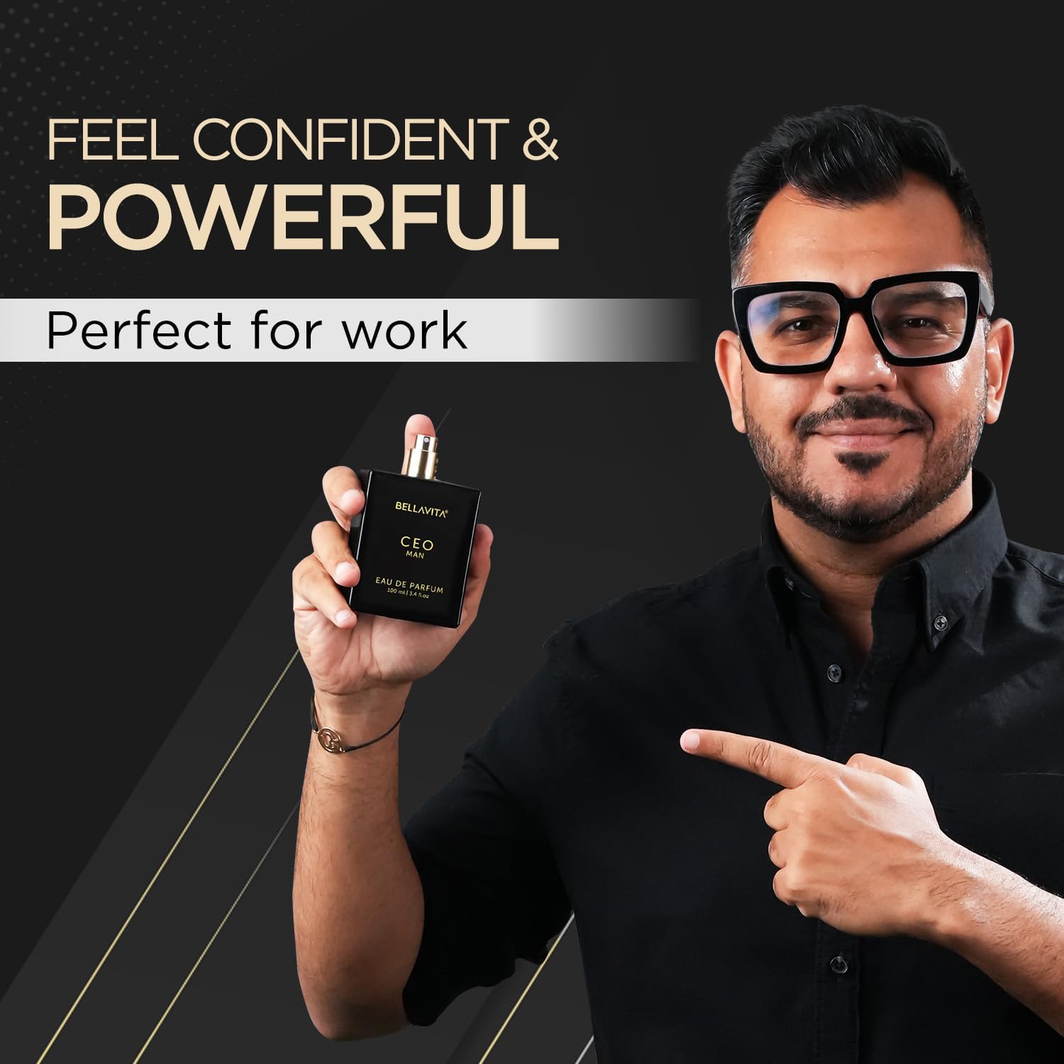 CEO Men & Women Eau de Toilette 3.3 oz (2-Pack) - Fresh Apple, Cedarwood & Mimosa Scent - Long Lasting Perfume for Daily Wear & Travel - Unisex Cologne Gift Set for Work, Date Night & Special Occasions