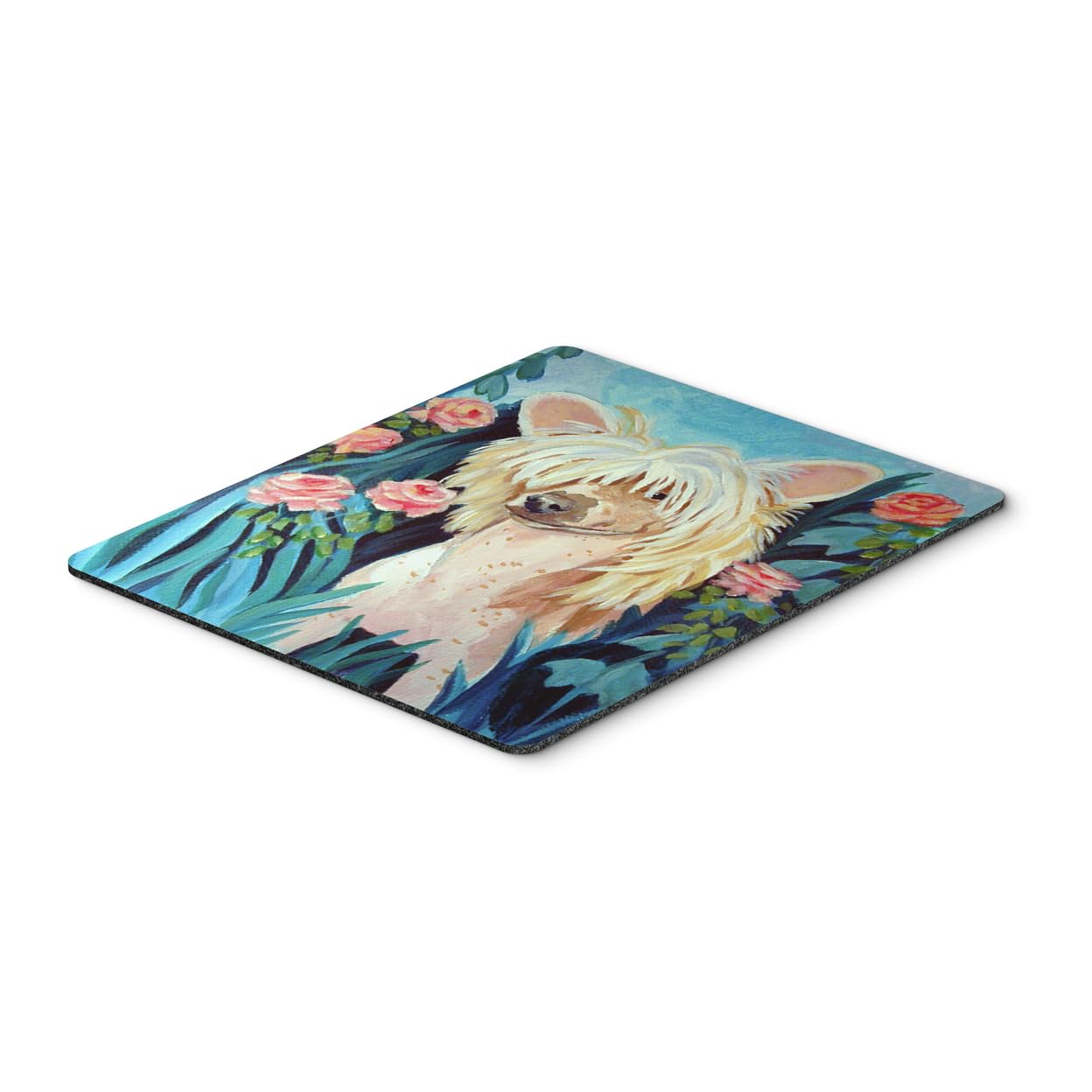 Caroline's Treasures 7087MP Chinese Crested Dog Design Mouse Pad - Large Non-Slip Desk Mat for Home Office, Gaming & Work Computers, Washable Surface - Perfect for Laptop Users & PC Enthusiasts