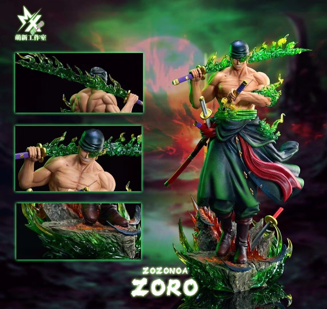 One Piece Onigashima Roronoa Zoro Anime Figure - Collectible Action Figure for Fans, Home Decor, and Gift Ideas | Meng Xin Studio