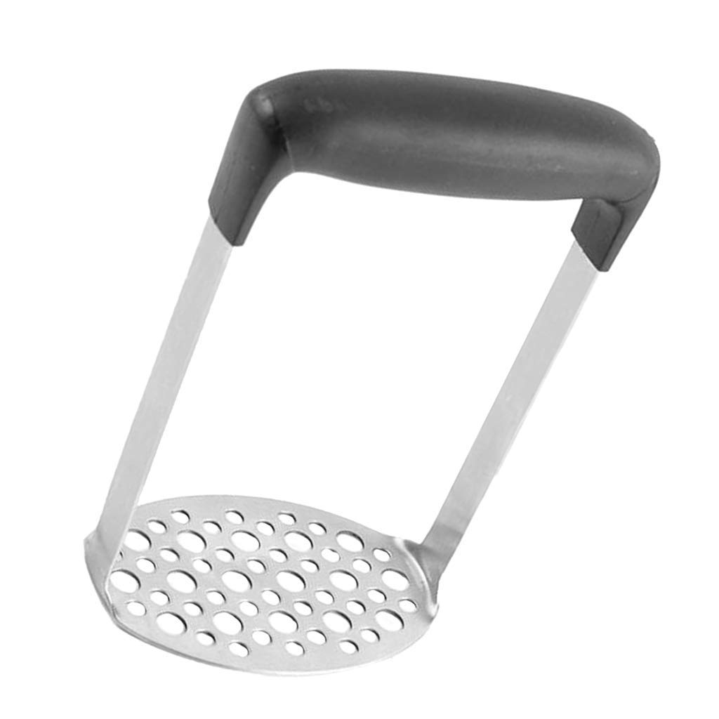 Stainless Steel Potato Masher & Press - Durable Kitchen Tool for Smooth Mashed Potatoes, Perfect for Home Cooking, Dining & Meal Prep