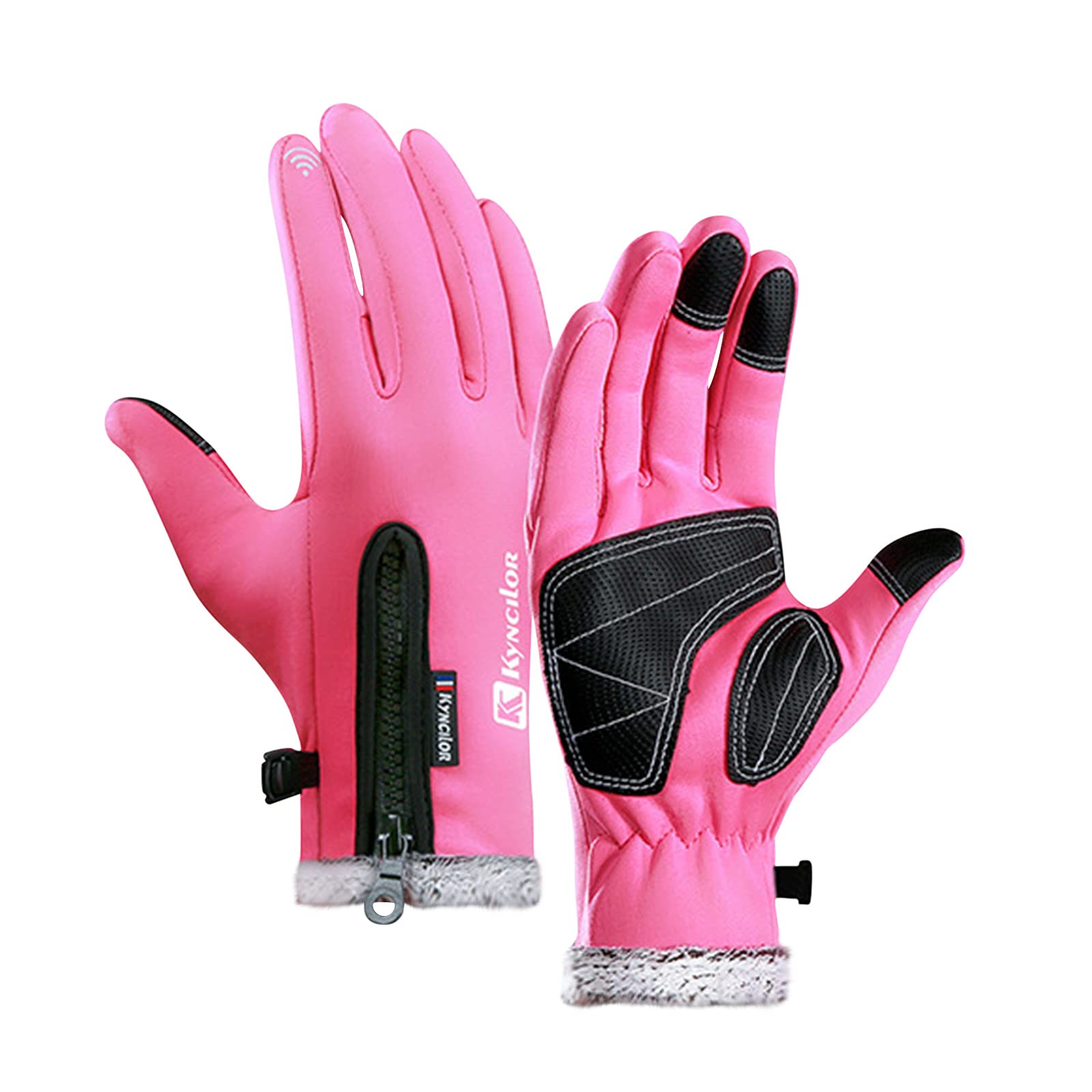 Non-Slip Thermal Winter Gloves for Men & Women - Windproof Ski Cycling Gloves with Velvet Lining for Outdoor Sports | Perfect for Skiing, Snowboarding, Motorcycling & Cold Weather Activities
