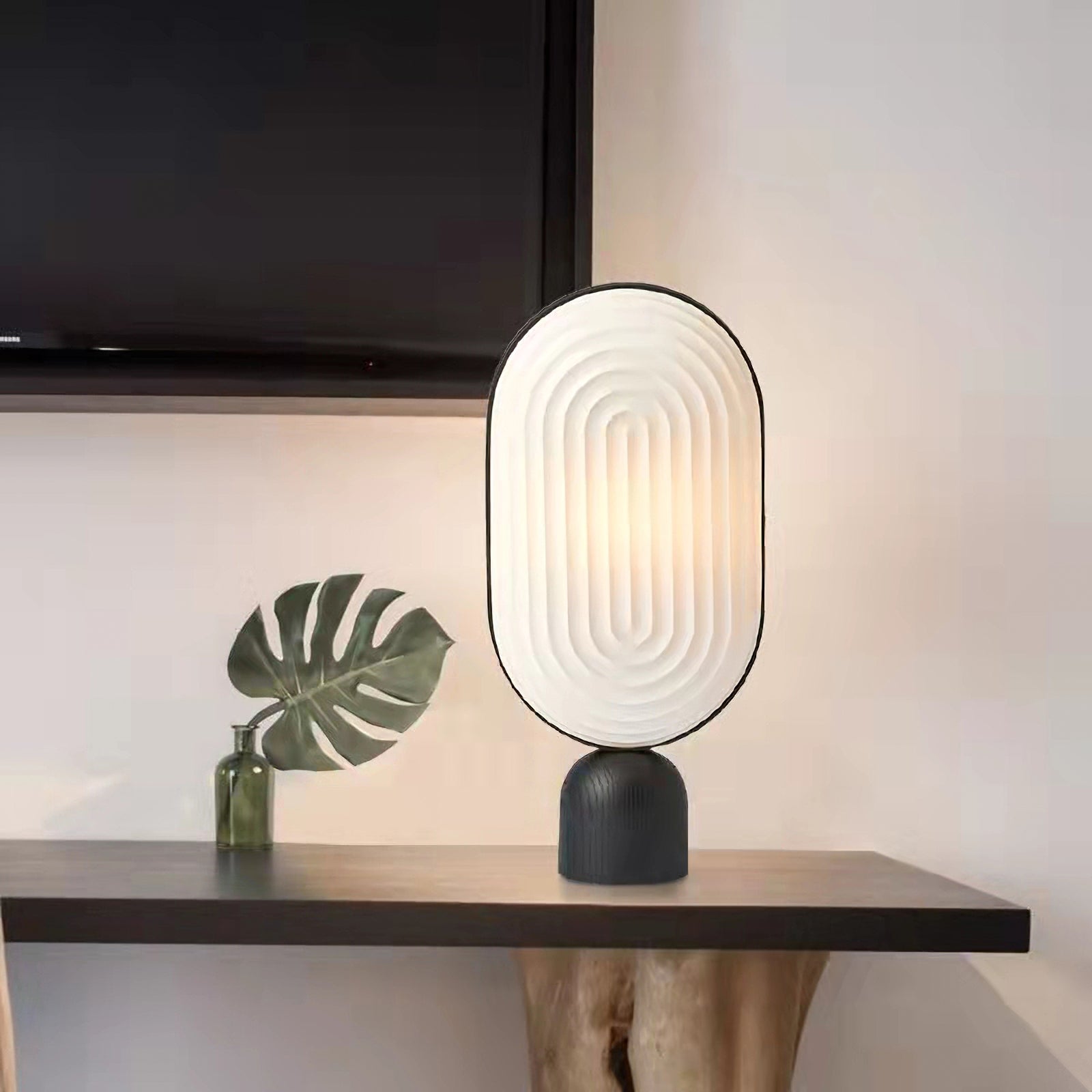 Modern Arc Table Lamp - Adjustable LED Desk Light for Home Office, Reading & Study - Sleek Design with Dimmable Brightness for Bedroom, Living Room & Workspace