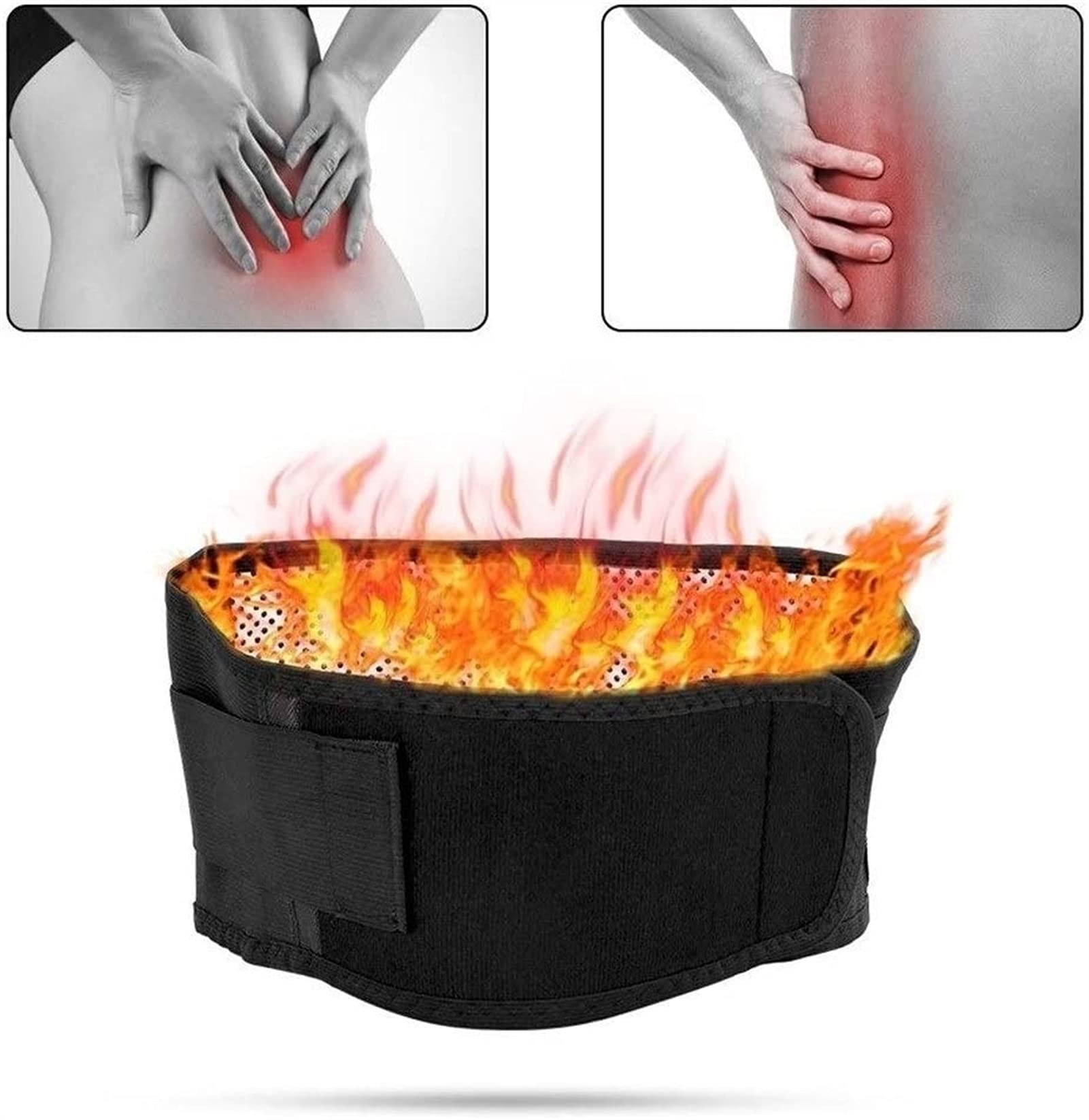 Lower Lumbar Support Back Brace for Men & Women - Self-Heating Magnetic Therapy for Back Pain Relief, Herniated Disc, Sciatica & Scoliosis (Small) - Ideal for Office Work, Driving & Post-Surgery Recovery